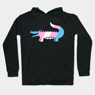 Transgender Pride Gator Hoodie